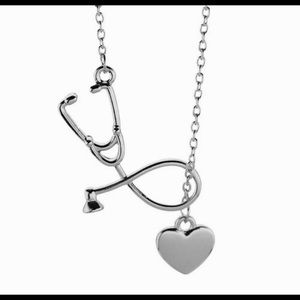 Stethoscope Heart Necklace
